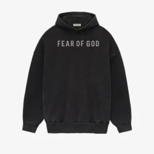 Essentials French Terry Fear of God Black Hoodie