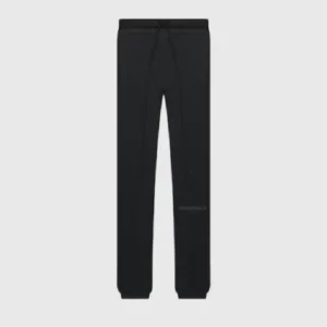 Essentials Waffle Relaxed Sweatpants Off Black