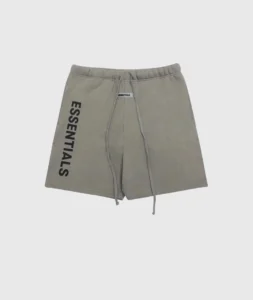 Fear of God Essentials Logo Shorts Grey